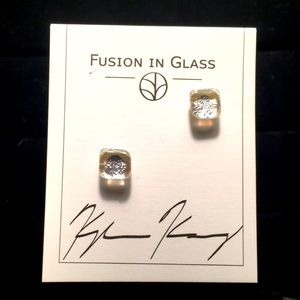 COPY - Hand Fused Glass Earrings